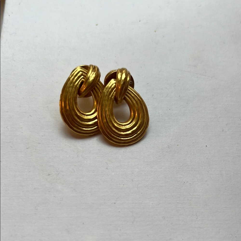 Julie Vos Gold Hoop Earrings